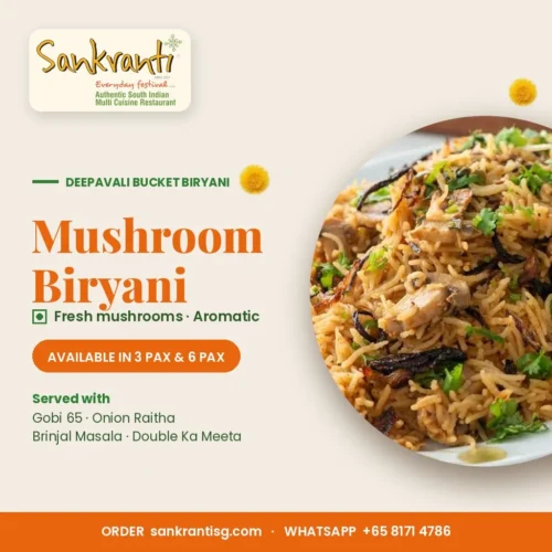 Mushroom Biryani